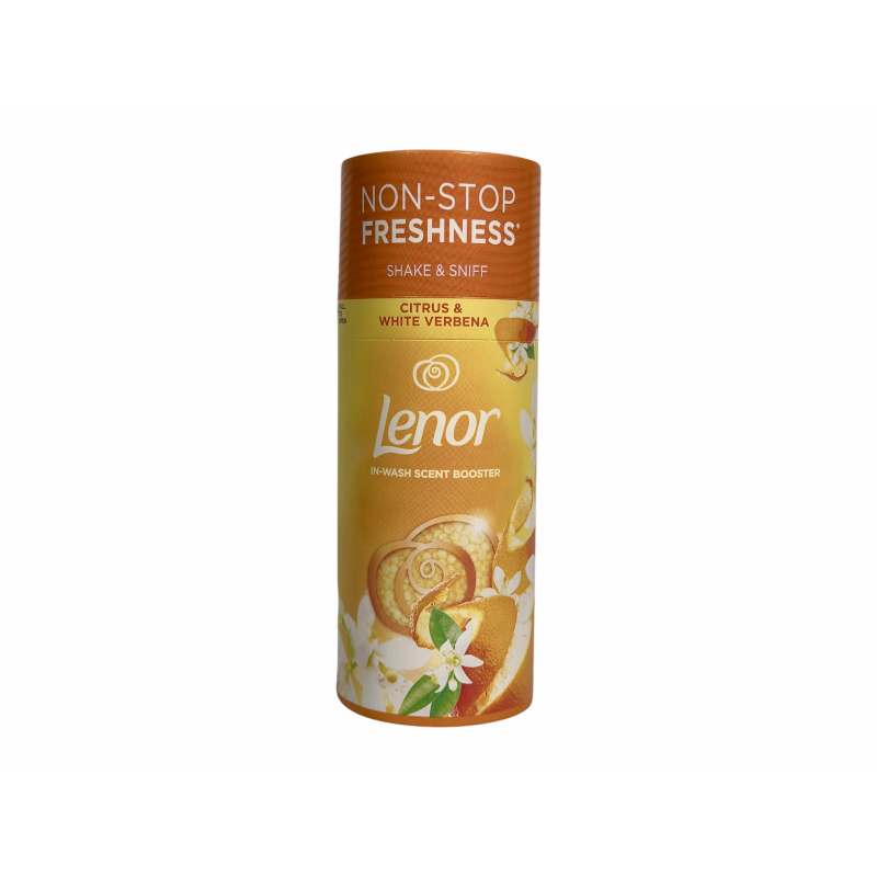 Ароматизатор у гранулах для прання Lenor цитрус і біла вербена e citrus & white verbena, 176 г