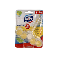 Блок для миття унітазу Lysoform лаймова свіжість e Power 5 Lime, 55 г