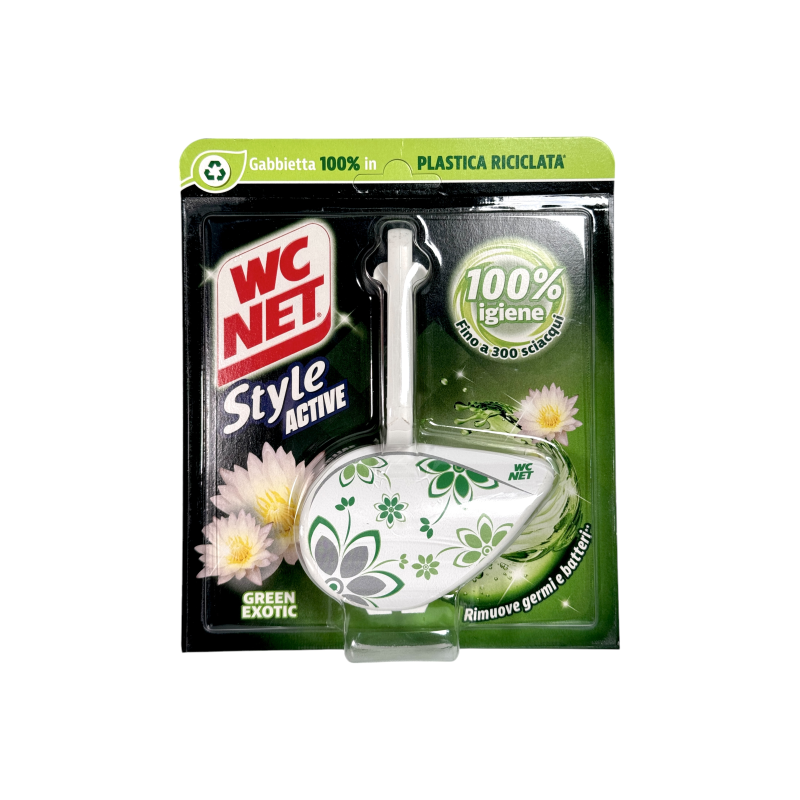 Блок для унітазу WC Net style active зелений exotic green, 36,5 г Блок для унітазу WC Net style active зелений exotic green, 36,5 г