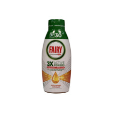 Гель для миття посуду у посудомийці Fairy platinum цитрусовий e Agrumi Gel Anti-Odore, 30 прань, 600 мл