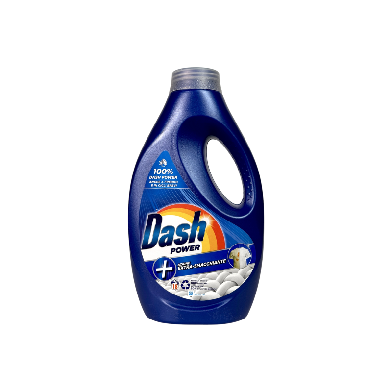 Гель для прання Dash проти плям e power extra-smacchiante, 18 прань, 900 мл Гель для прання Dash проти плям e power extra-smacchiante, 18 прань, 900 мл