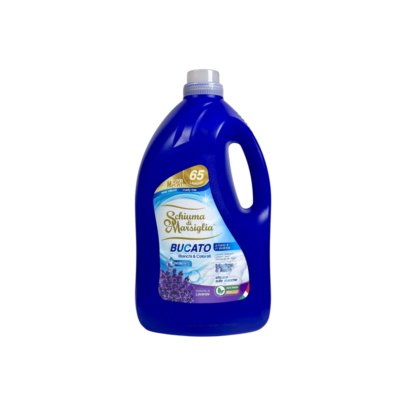 Гель для прання Schiuma di Marsiglia лаванда e bucato lavanda, 65 прань, 5000 мл Гель для прання Schiuma di Marsiglia лаванда e bucato lavanda, 65 прань, 5000 мл