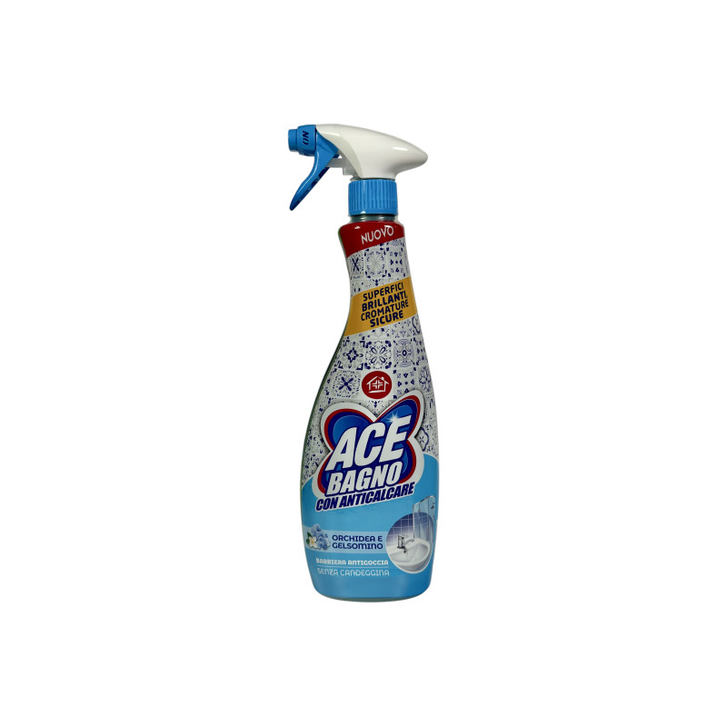 Засіб для ванни ACE з ароматом орхідеї та жасмину bagno con anticalcare orchidea e gelsomino, 600 мл Засіб для ванни ACE з ароматом орхідеї та жасмину bagno con anticalcare orchidea e gelsomino, 600 мл