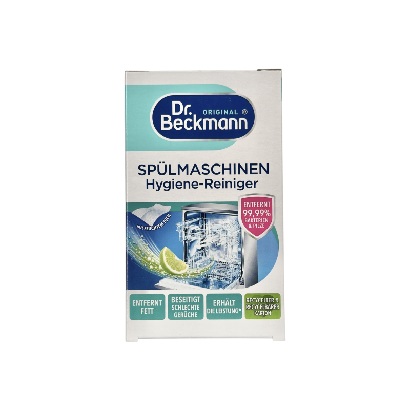 Засіб Dr. Beckmann для очищення посудомийних машин e Hygiene-Reiniger Dishwasher Cleaner, 75 г