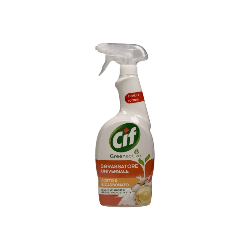 Знежирювач Cif Greenactive Sgrassatore Aceto i bicarbonato з содою та оцетом, 650 ml