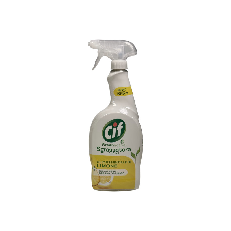 Знежирювач Cif Greenactive Sgrassatore cucina Olio di Limone з екстрактом лимону 650 ml