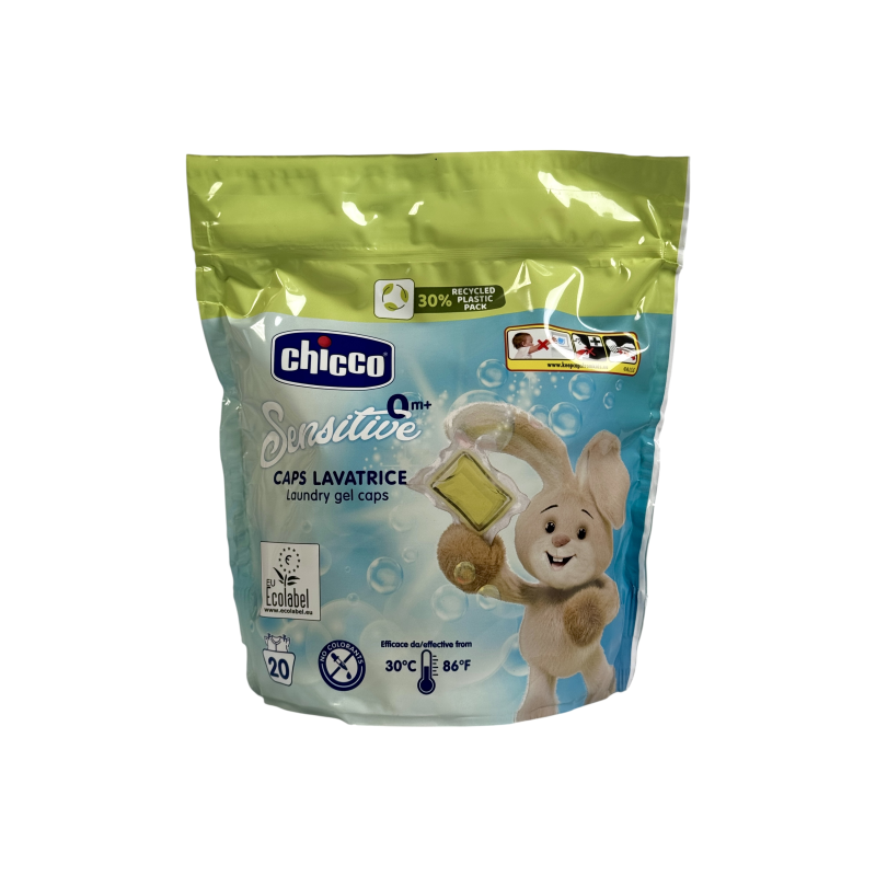 Капсули для прання Chicco sensitive для дитячої білизни 0m+ e caps lavatrice, 20 шт