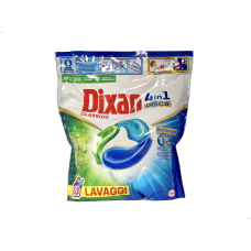 Капсули для прання Dixan універсальні discs 4in1 classico, 50 прань, 1250 г
