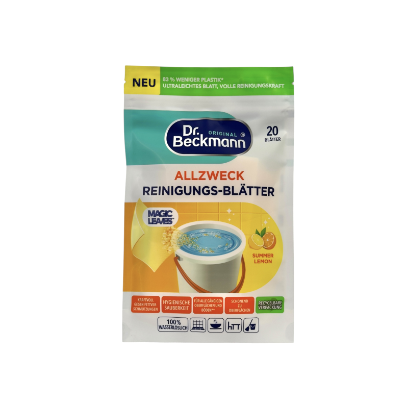 Листки для прибирання Dr. Beckmann цитрусові e allzweck citrus, 20 шт