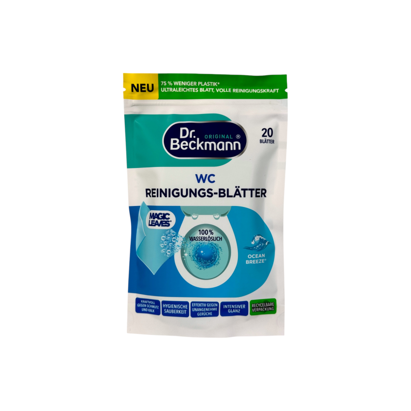 Серветки для унітазу Dr. Beckmann океанський аромат e reinigungs-blatter ocean breeze, 20 шт