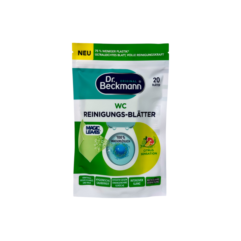 Серветки для унітазу Dr. Beckmann цитрусовий аромат e reinigungs-blatter citrus sensation, 20 шт