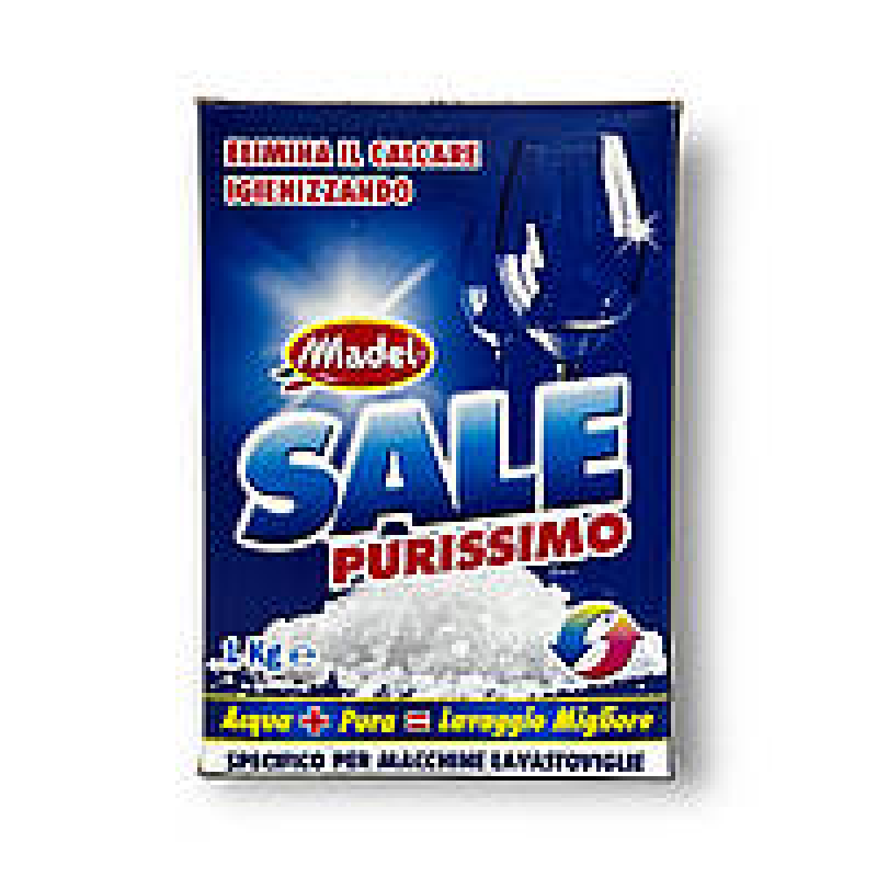 Сіль для посудомийки Madel очищена e sale purissimo, 1000 г