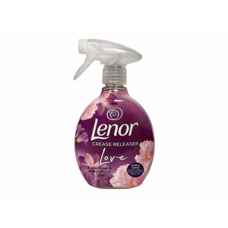 Спрей для розгладження тканини Lenor з ароматом екзотичного цвітіння crease releaser exotic bloom, 500 мл