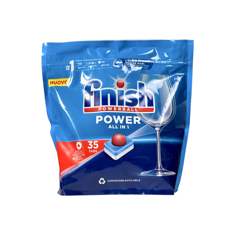 Таблетки для посудомийної машини Finish універсальні power ball all in 1, 35 шт, 560 г