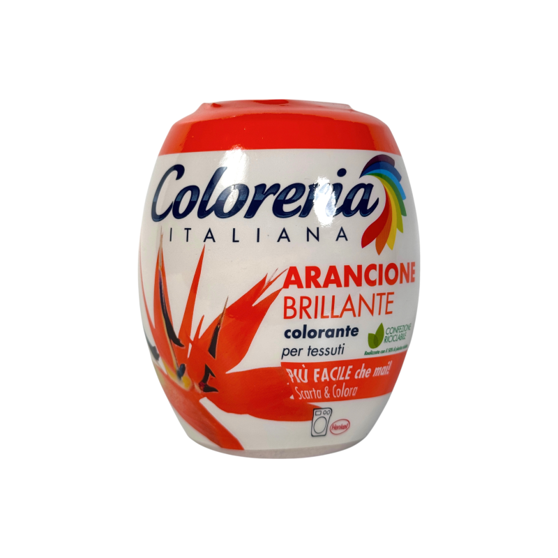 Фарба для тканин Coloreria для жовтогарячих речей arancione brillante, 350 г