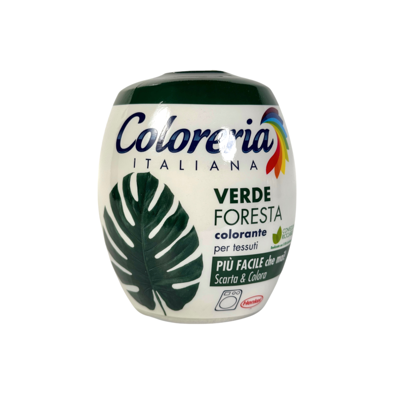 Фарба для тканин Coloreria для темно-зелених речей verde foreste, 350 г