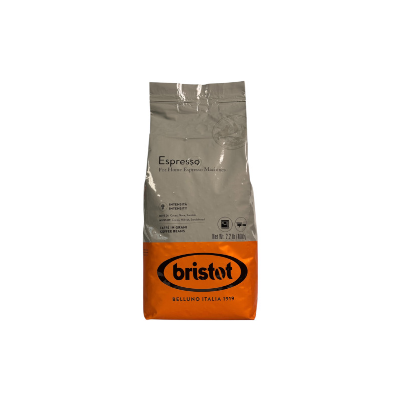 Кава в зернах Bristot Espresso for home machins, інтенсивна, 1000 г