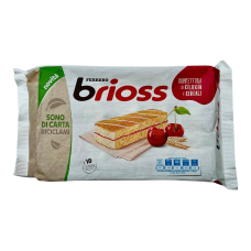 Бісквіт Ferrero з вишневим джемом e brioss confettura di ciliegia, 280 г