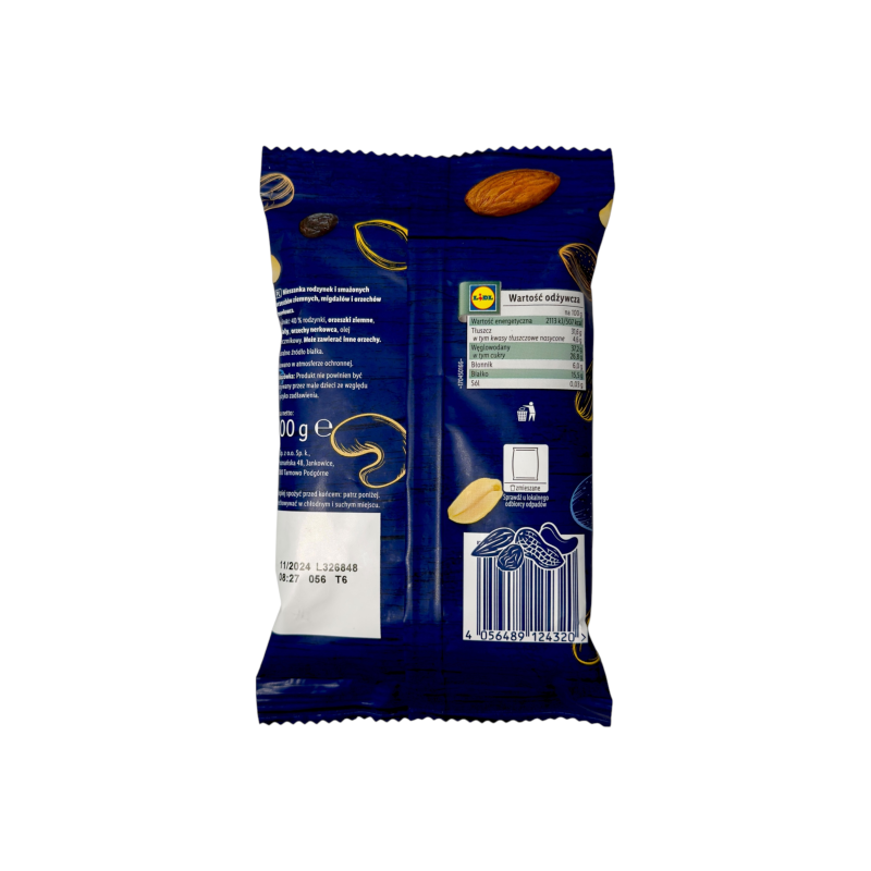 Горіхи Alesto класична студентська суміш, mieszanka studencka, 200 г