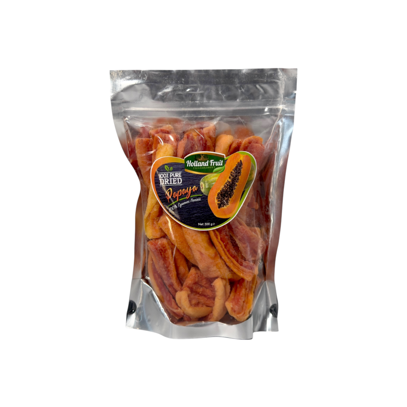 Сухофрукти Holland Fruit папая сушена 100% pure dried papaya, 500 г