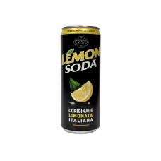 Натуральний газований напій Lemon Soda італійський лимонад limonata italiana, банка, 330 мл