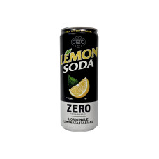Напій газований Lemon Soda італійський лимонад без цукру zero limonata italiana, 330 мл
