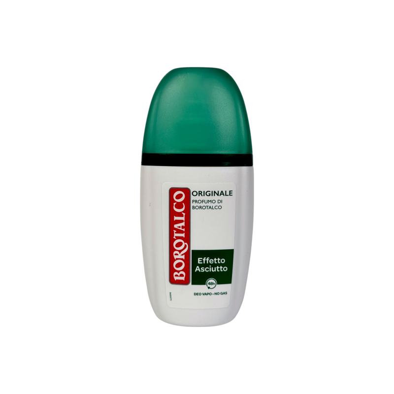 Антиперспірант безгазовий Borotalco з ароматом оригінального тальку effetto asciutto profumo di borotalco, 75 мл