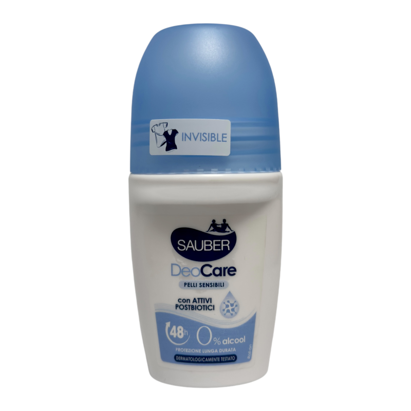 Антиперспірант кульковий Sauber deo care roll, 50 г Антиперспірант кульковий Sauber deo care roll, 50 г