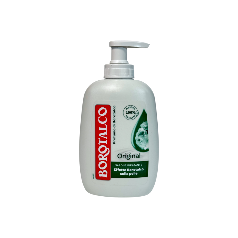 Мило рідке Borotalco парфумоване оригінальне idratante con il profumo di borotalco, 250 мл