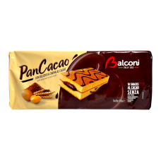 Бісквіт Balconi з шоколадним кремом pan cacao con deliziosa crema al cacao, 280 г