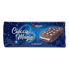 Бісквіт Balconi шоколадний з молочним кремом ciocco madia, 280 г