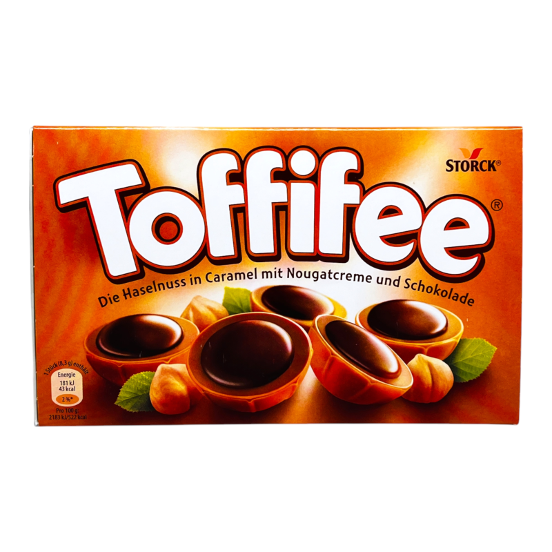 Цукерки Toffifee з лісовим горіхом у карамелі die haselnuss in caramel, 125 г