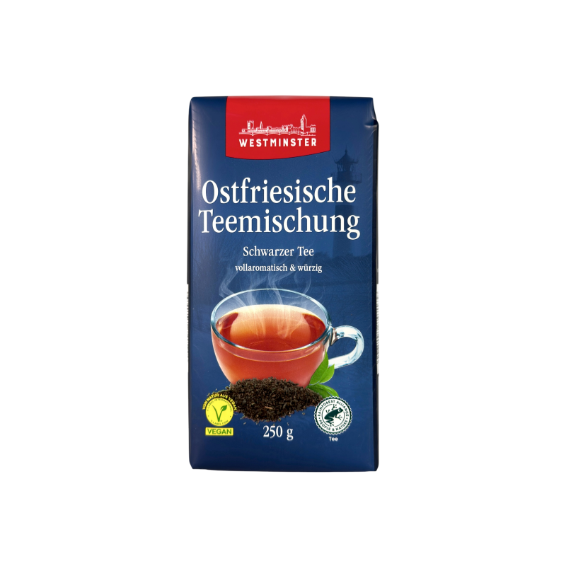 Чай чорний Westminster Tea ostfriesische teemischung schwarzer tee, 250 г Чай чорний Westminster Tea ostfriesische teemischung schwarzer tee, 250 г