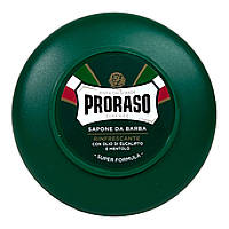 Мило для гоління Proraso освіжаюче з евкаліптом та ментолом Sapone da Barba Rinfrescante, 150 мл