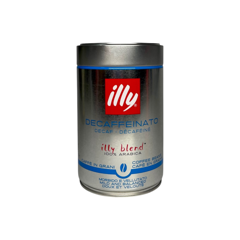 Кава в зернах Illy decaffeinato 100% arabica без кофеїну, 250 г