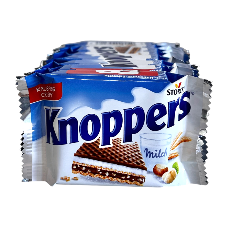 Вафлі Storck молочні knoppers milch, 8x25 г