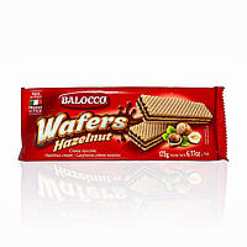 Вафлі Balocco з горіховим кремом hazelnut wafers, 175 г