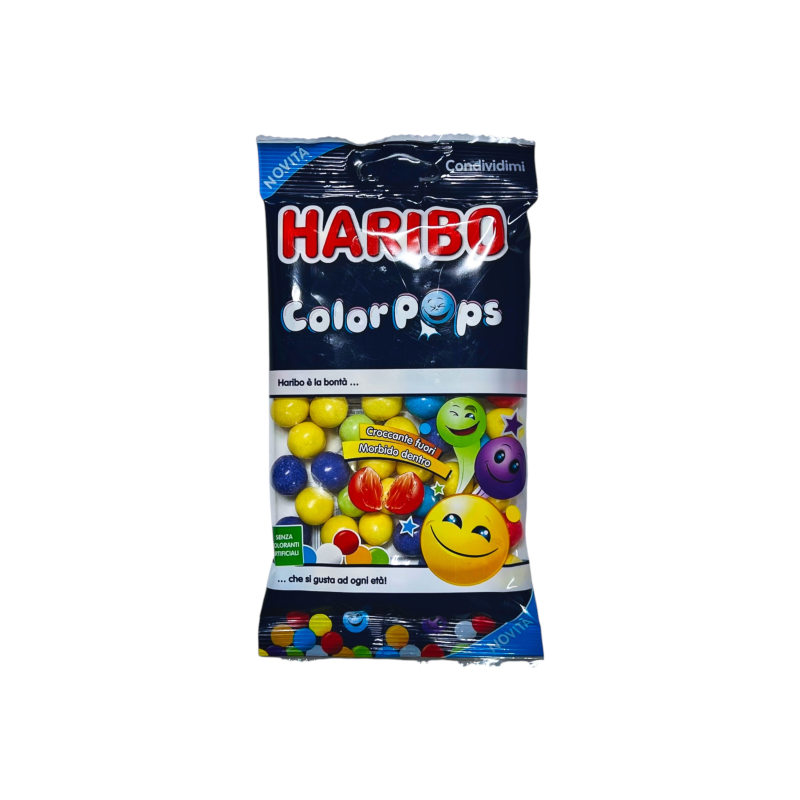 Желейки Haribo кульки в глазурі color pops, 140 г