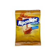 Льодяники Alpenliebe карамельні без цукру original caramelle colate senza zucchero, 80 г