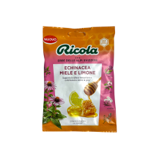Льодяники швейцарські Ricola без цукру ехінацея, лимон та мед echinacea miele e limone, 68 г