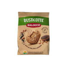 Печиво Balocco злакове з насінням чіа льону та соняшника e rusticotte, 700 г