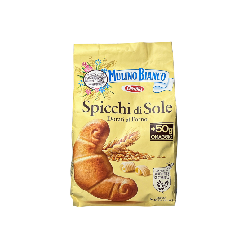 Печиво Mulino Bianco пісочне запечене spicchi di sole dorati al forno, 400 г