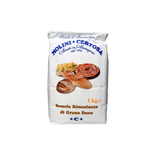 Мука крупка Molini Certosa з твердих сортів пшениці semola rivaccinata di grano duro, 1000 г