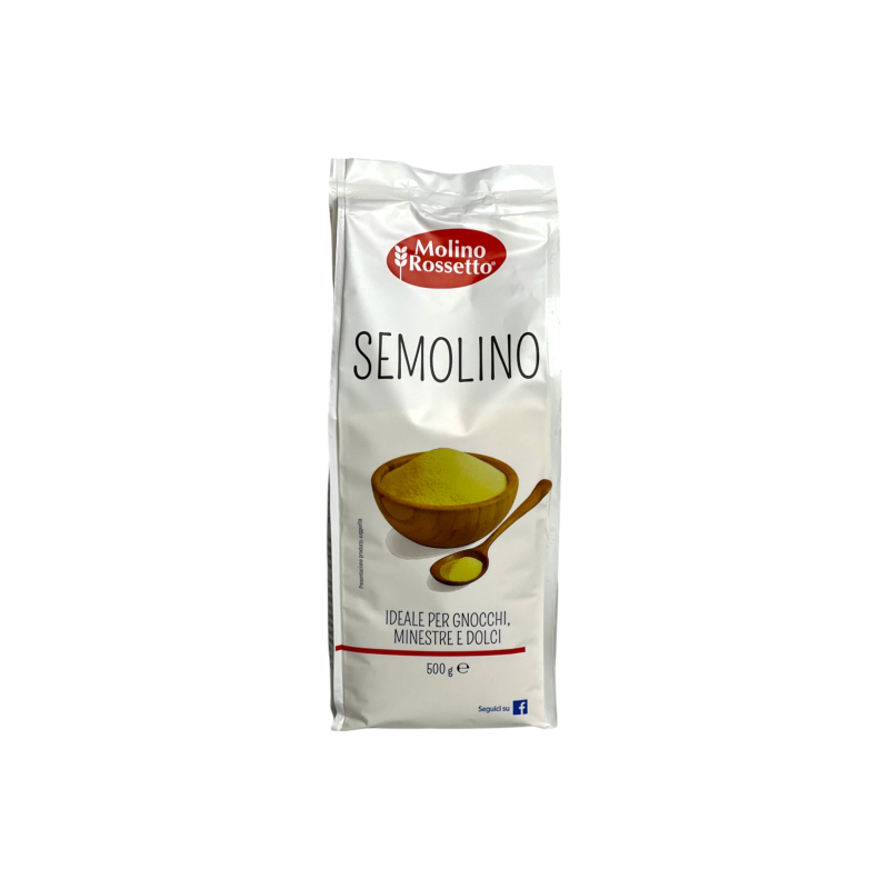 Мука Molino Rossetto крупка для солодкої випічки semola di grano duro per dolci, 500 г