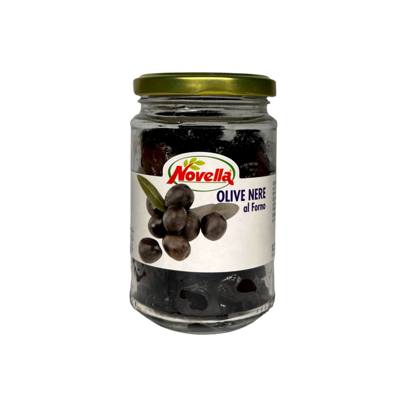 Оливки Novella чорні запечені без води olive nere al forno, 180 г Оливки Novella чорні запечені без води olive nere al forno, 180 г