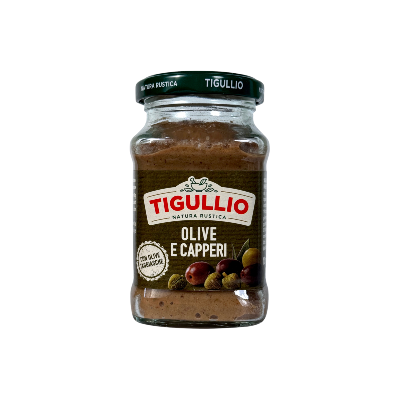 Соус песто Tigullio з оливками та каперсами olive e capperi, 185 г