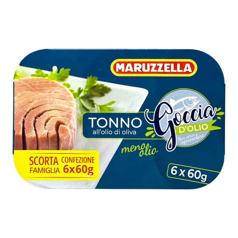 Тунець Maruzzella в оливковій олії tonno all’olio di oliva, 6x60 г Тунець Maruzzella в оливковій олії tonno all’olio di oliva, 6x60 г