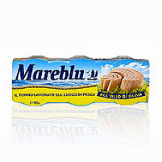 Тунець Mareblu в оливковій олії tonno all’olio di oliva, 3x80 г