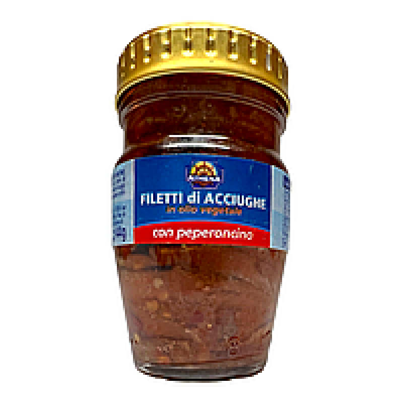 Анчоуси Athena філе в олії з перцем filetti di acciughe in olio vegetale con pepe, 80 г Анчоуси Athena філе в олії з перцем filetti di acciughe in olio vegetale con pepe, 80 г