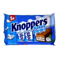 Батончики шоколадні Storck з кокосом knoppers cocosriegel, 5×40 г